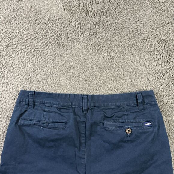 Chubbies Shorts Mens 32 Blue The Armadas Stretch Chino 7" Inseam Preppy Casual - Picture 9 of 16